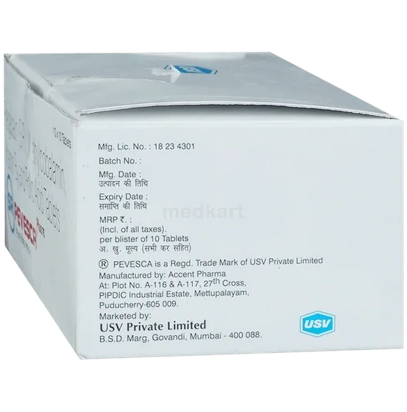sr pevesca plus 75mg tablet 10's